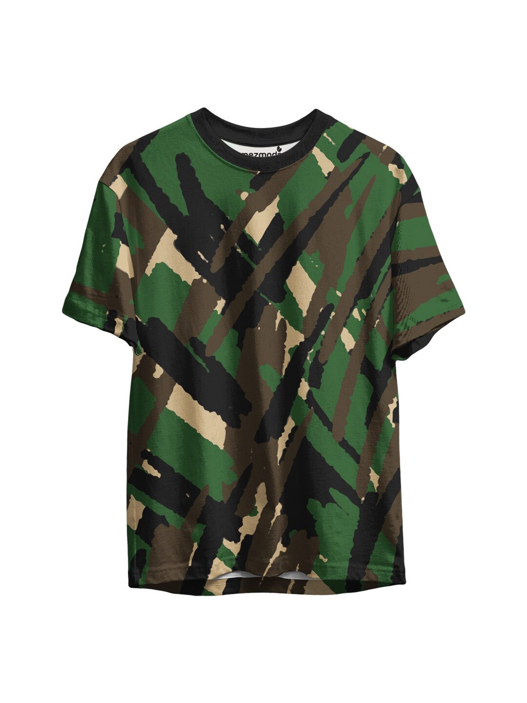 

mezmoda Boys Green Printed T-shirt