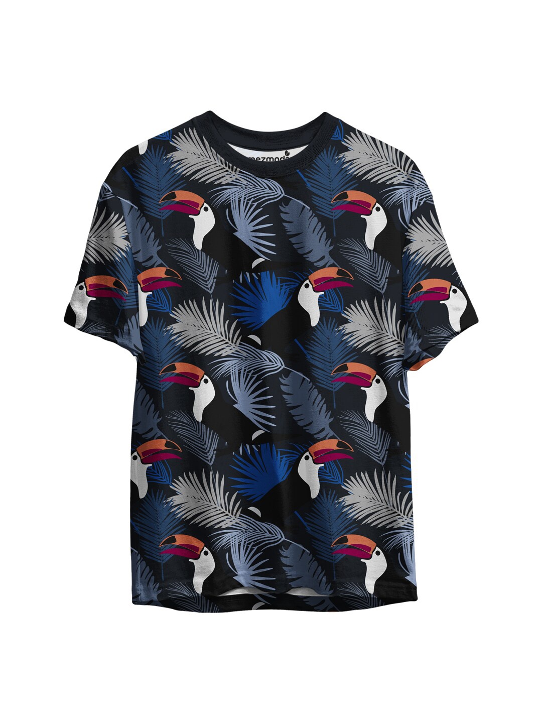 

mezmoda Boys Multicoloured Printed Tropical T-shirt, Multi