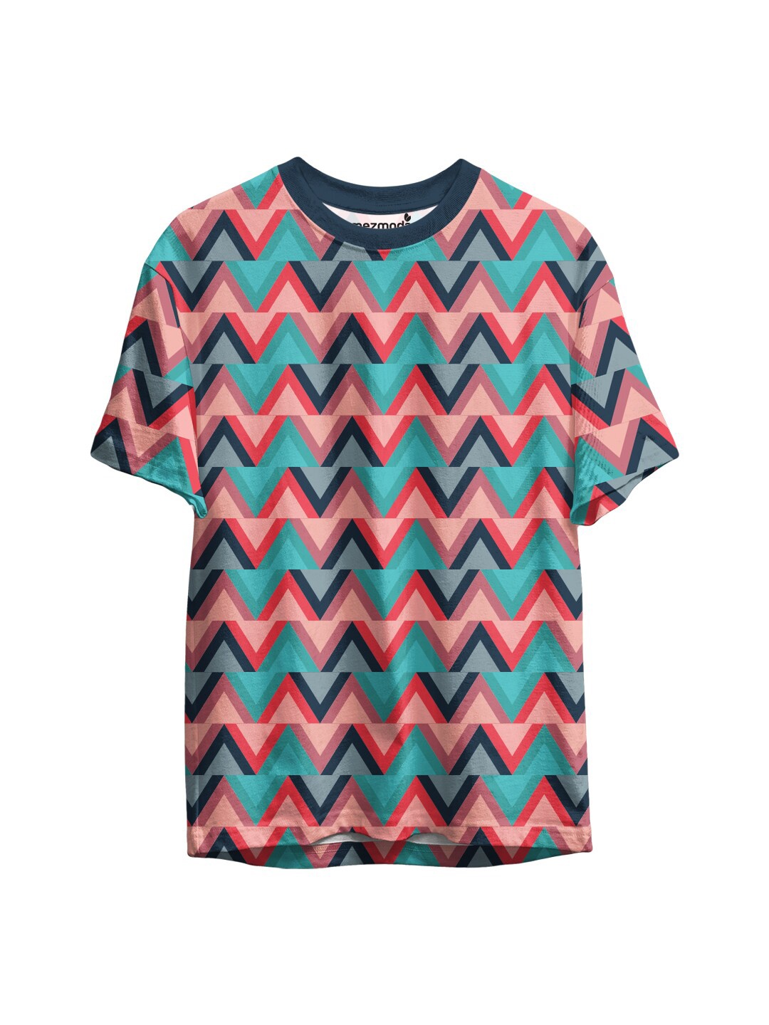 

mezmoda Boys Multicoloured Printed T-shirt, Multi