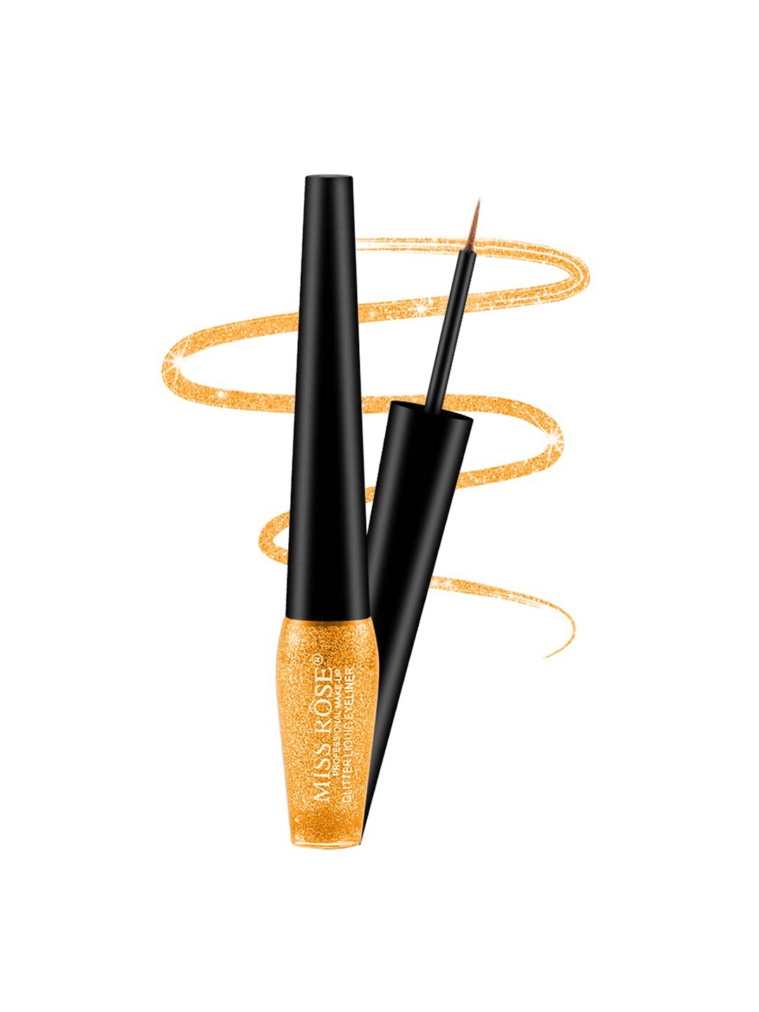 

MISS ROSE Professional Glitter Liquid Eye Liner 7402-042 04, Gold