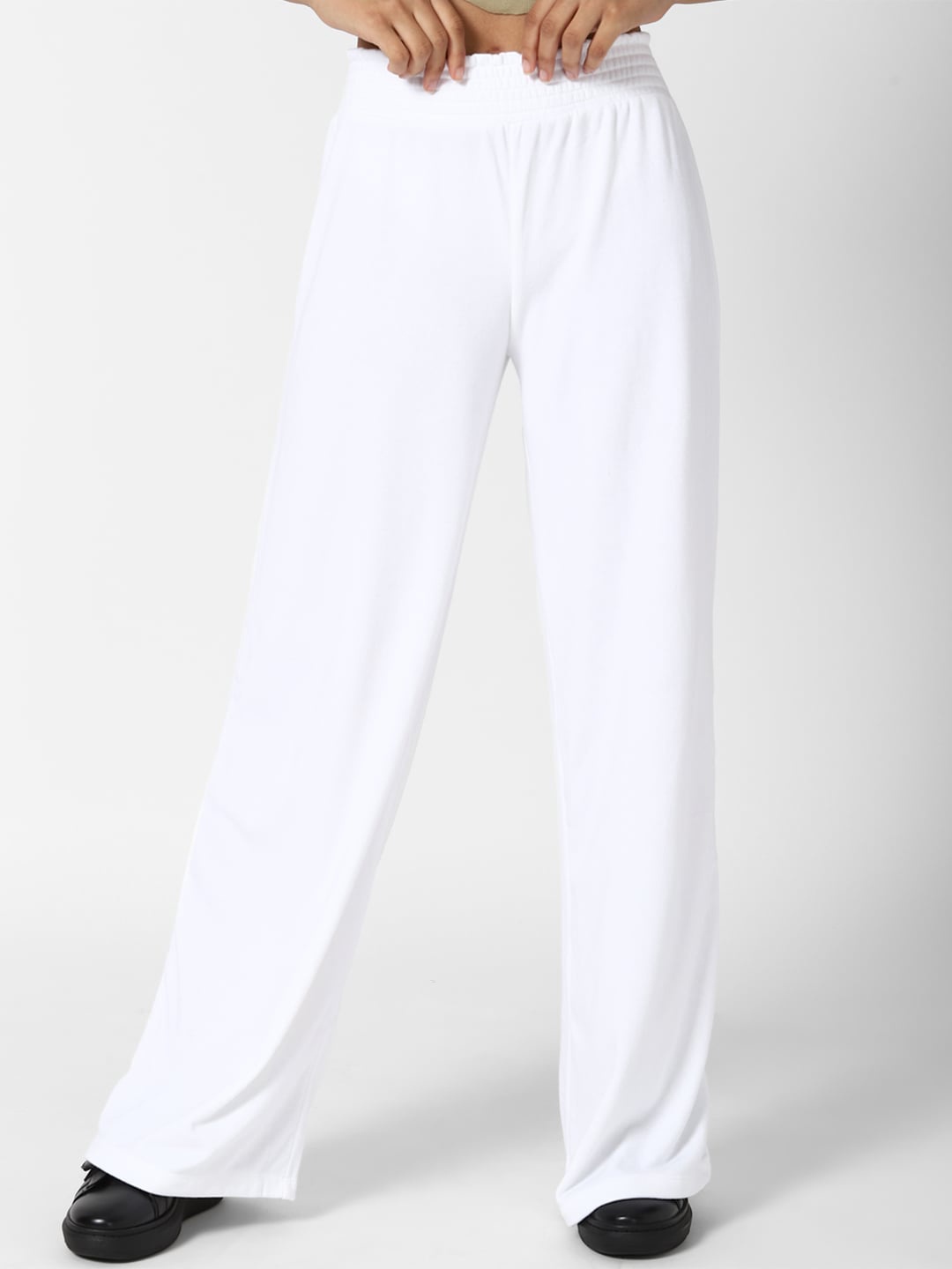 

FOREVER 21 Women White Trousers