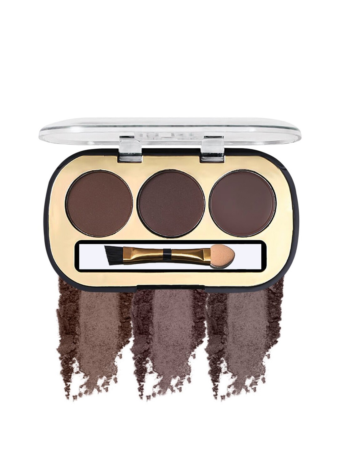 

Miss Rose Black & Brown 3 Color Eye Brow Cake 01-Black