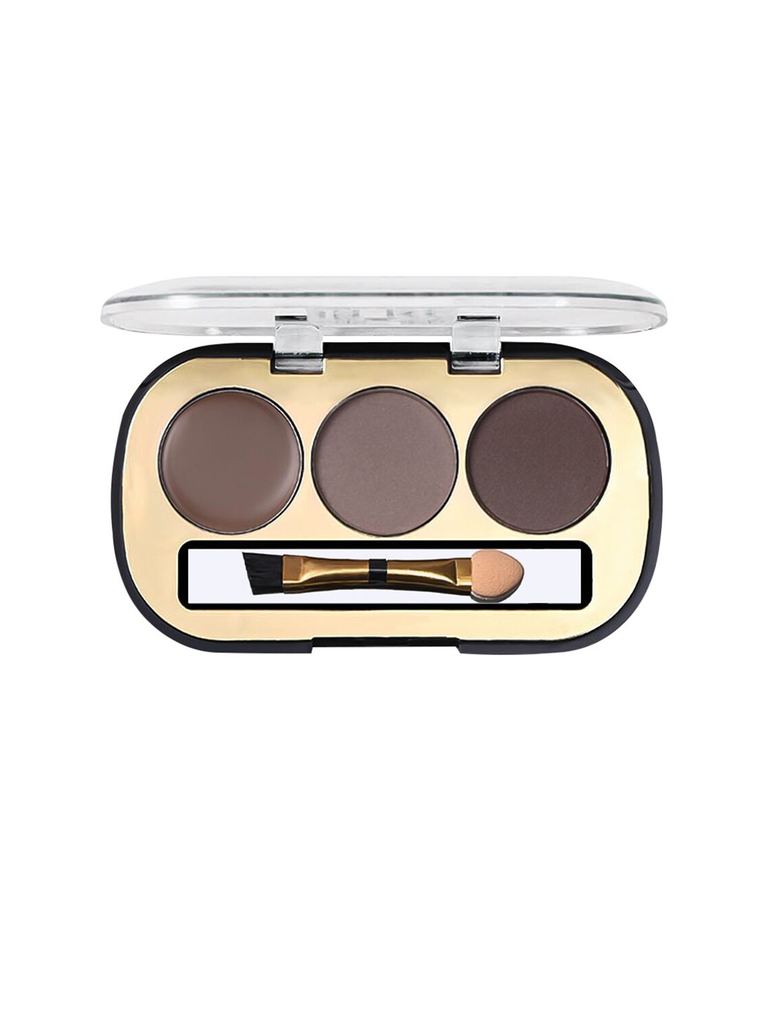 

MISS ROSE 3 Color Eye Brow Cake 7402-045M 02, Black