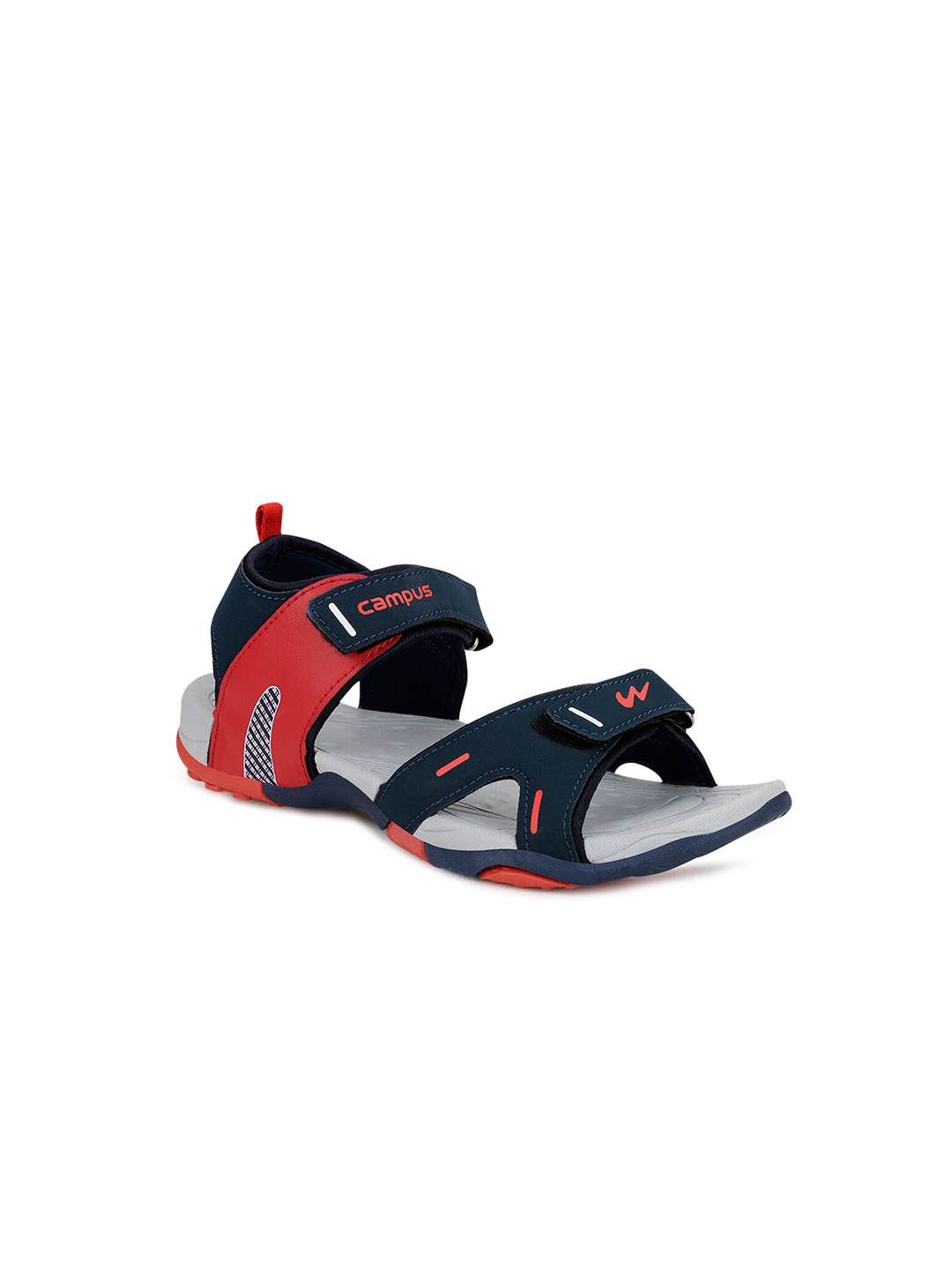 

Campus Kids Navy Blue & Red Printed Sports Sandals