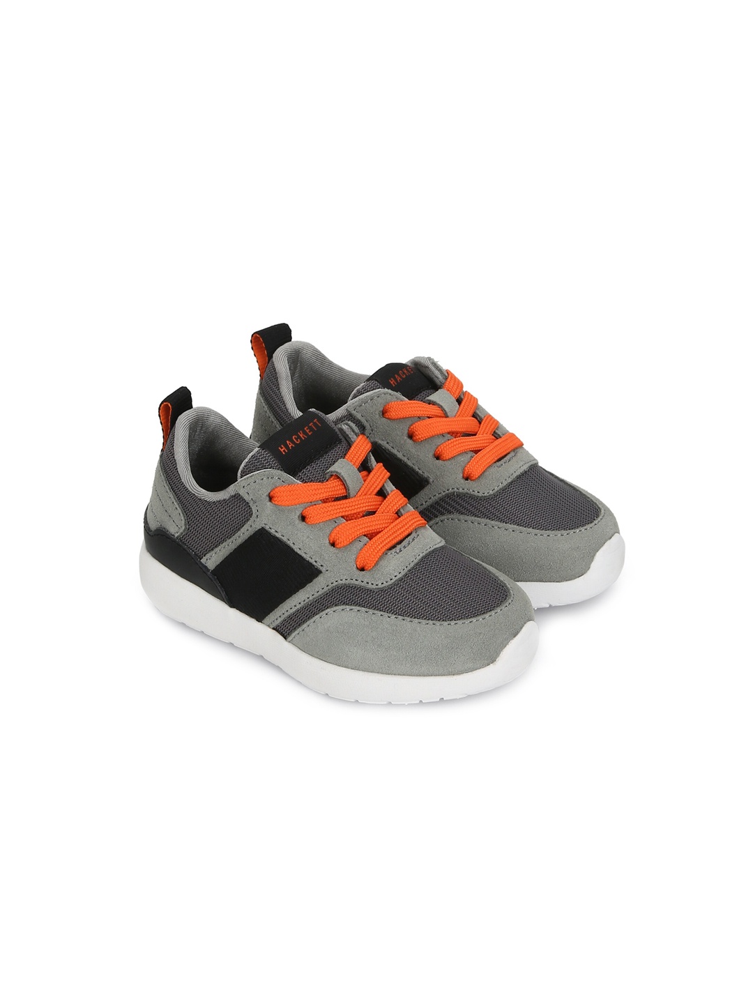 

HACKETT LONDON Boys Grey Colourblocked Sneakers