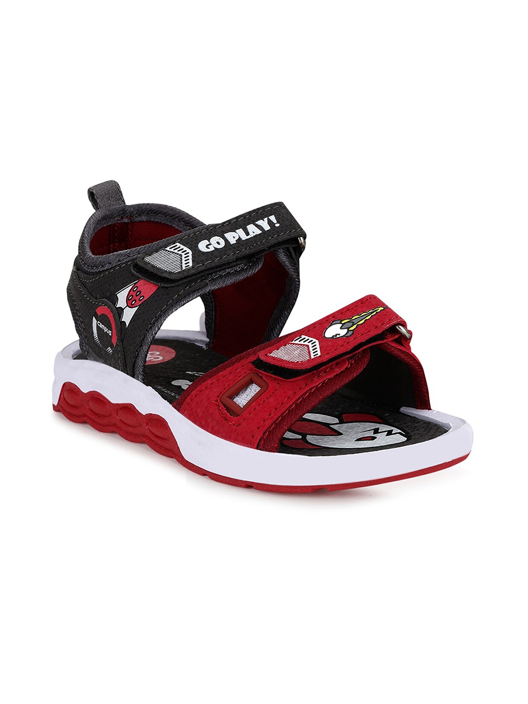 

Campus Kids Grey & Rust Comfort Sandals