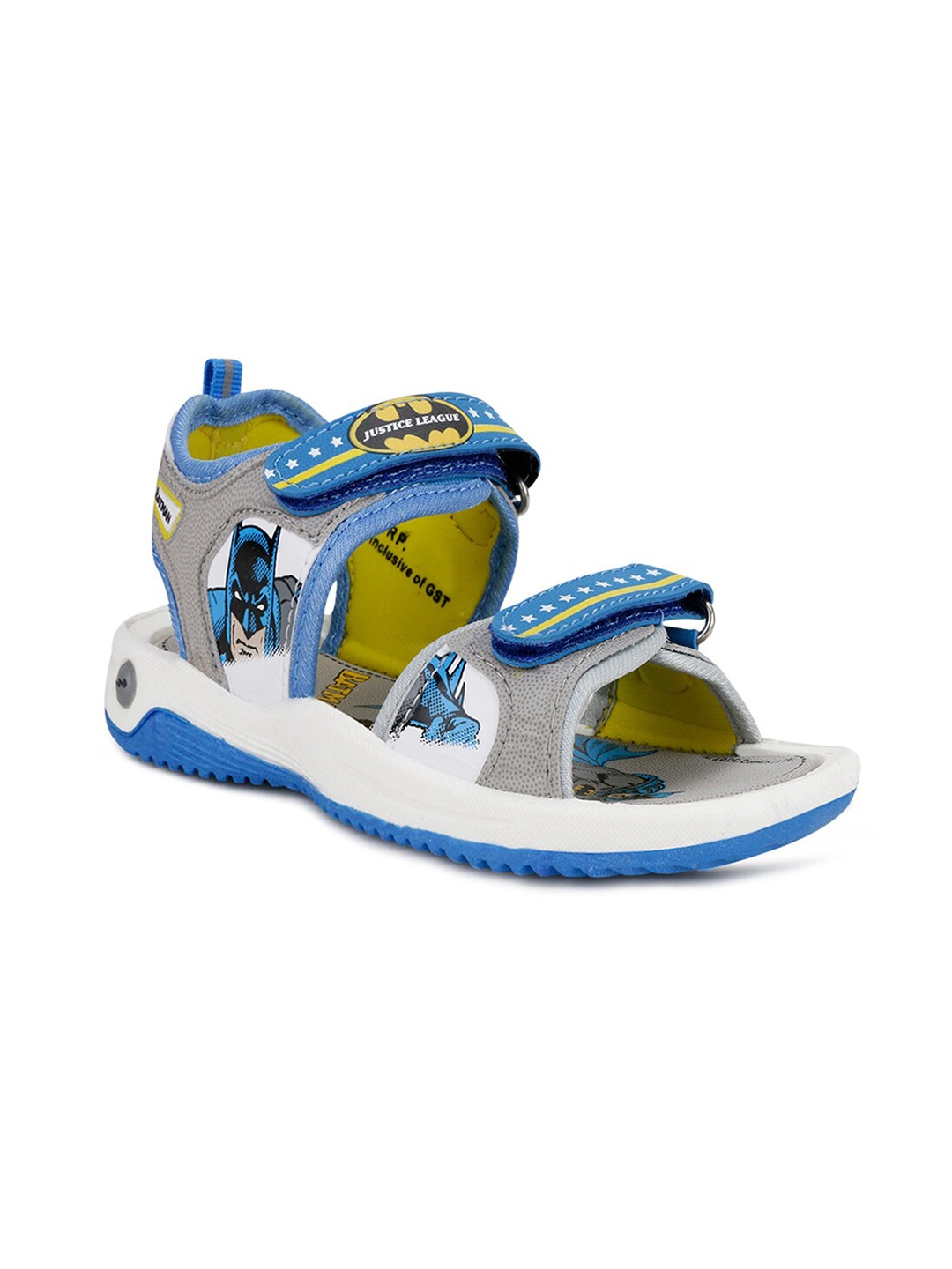 

Campus Unisex Kids Grey & Blue Batman Themed Comfort Sandals