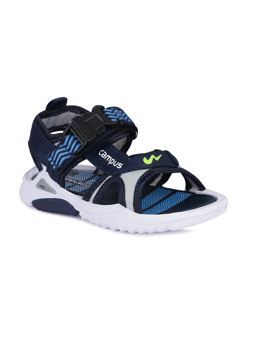 

Campus Unisex Kids Grey & Navy Blue Comfort Sandals