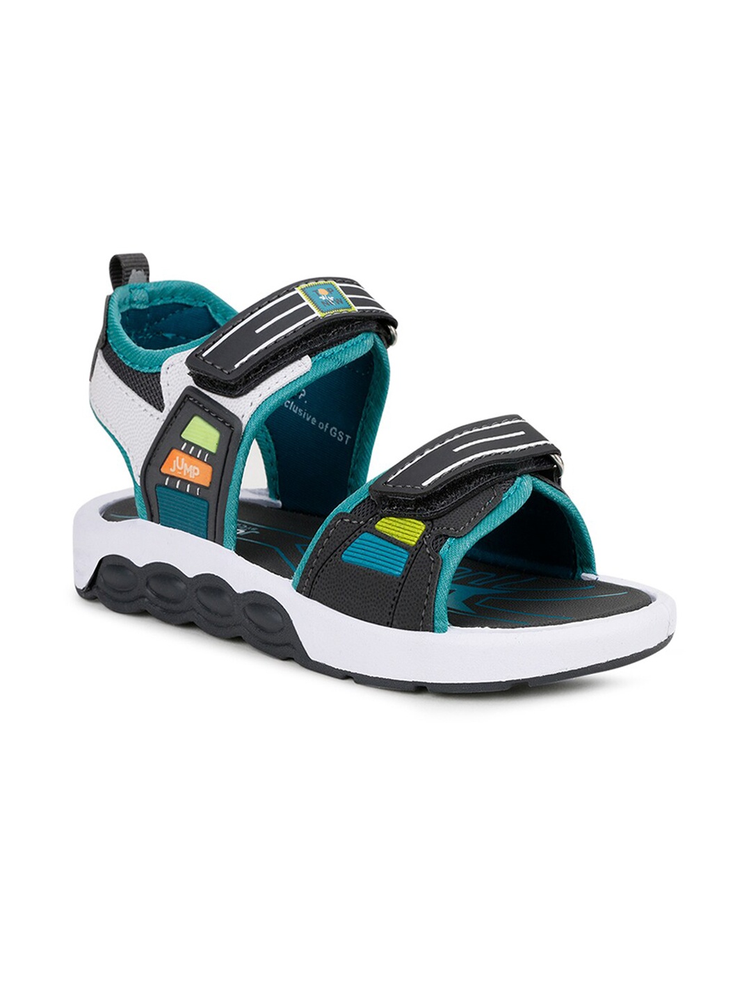 

Campus Unisex Kids Grey & Teal Comfort Sandals