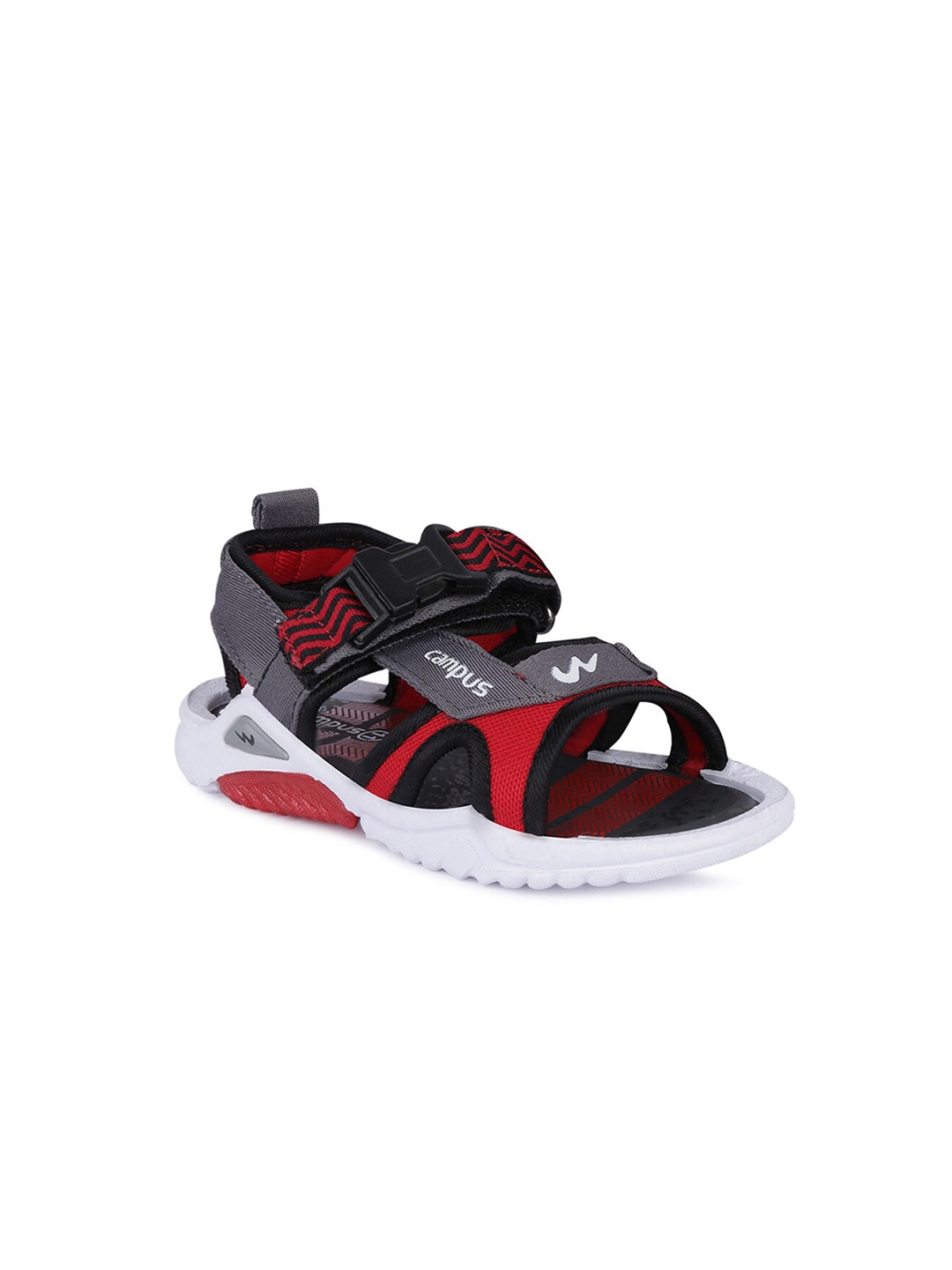 

Campus Unisex Kids Grey & Red Comfort Sandals
