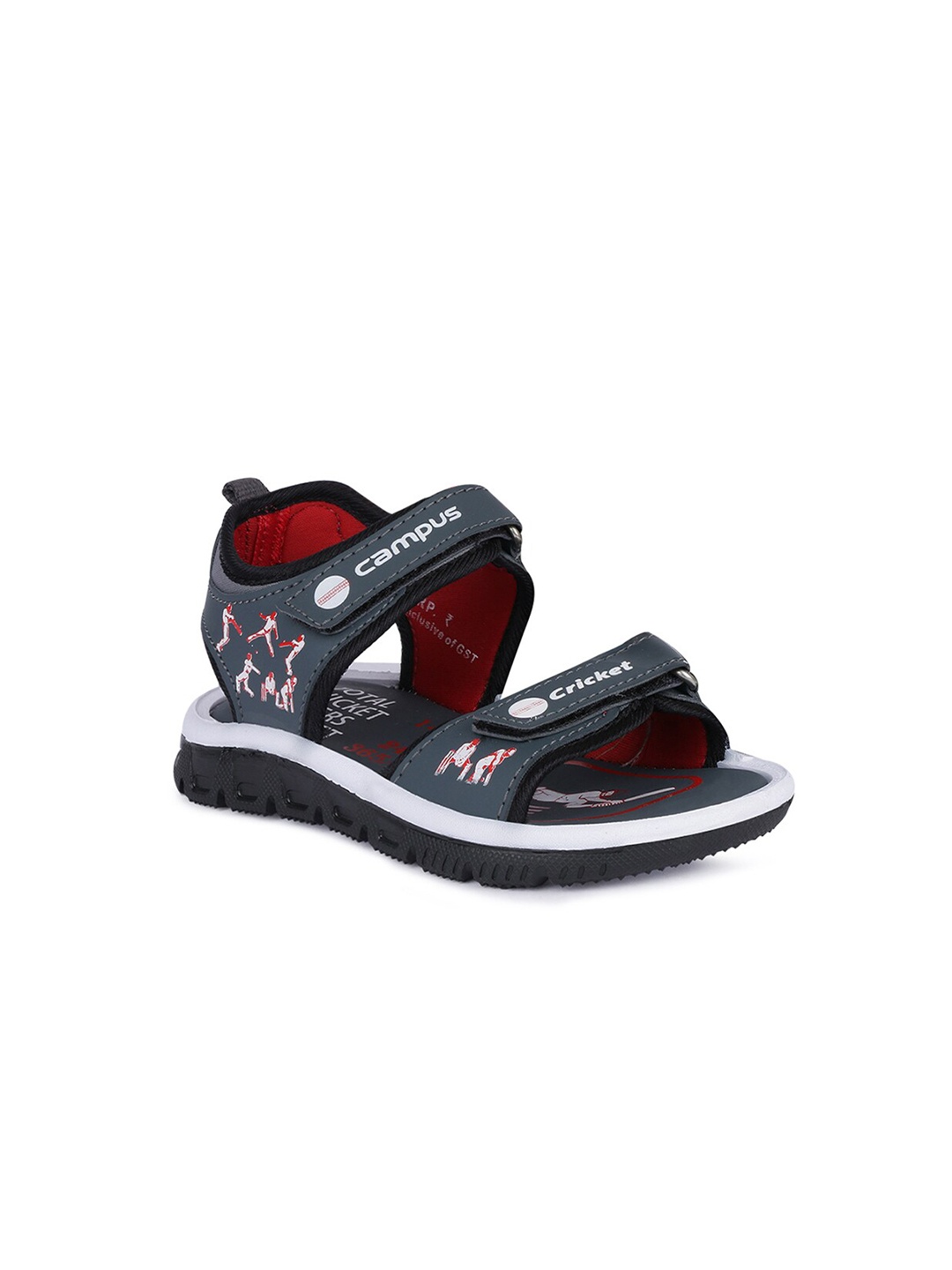 

Campus Unisex Kids Grey & White Comfort Sandals