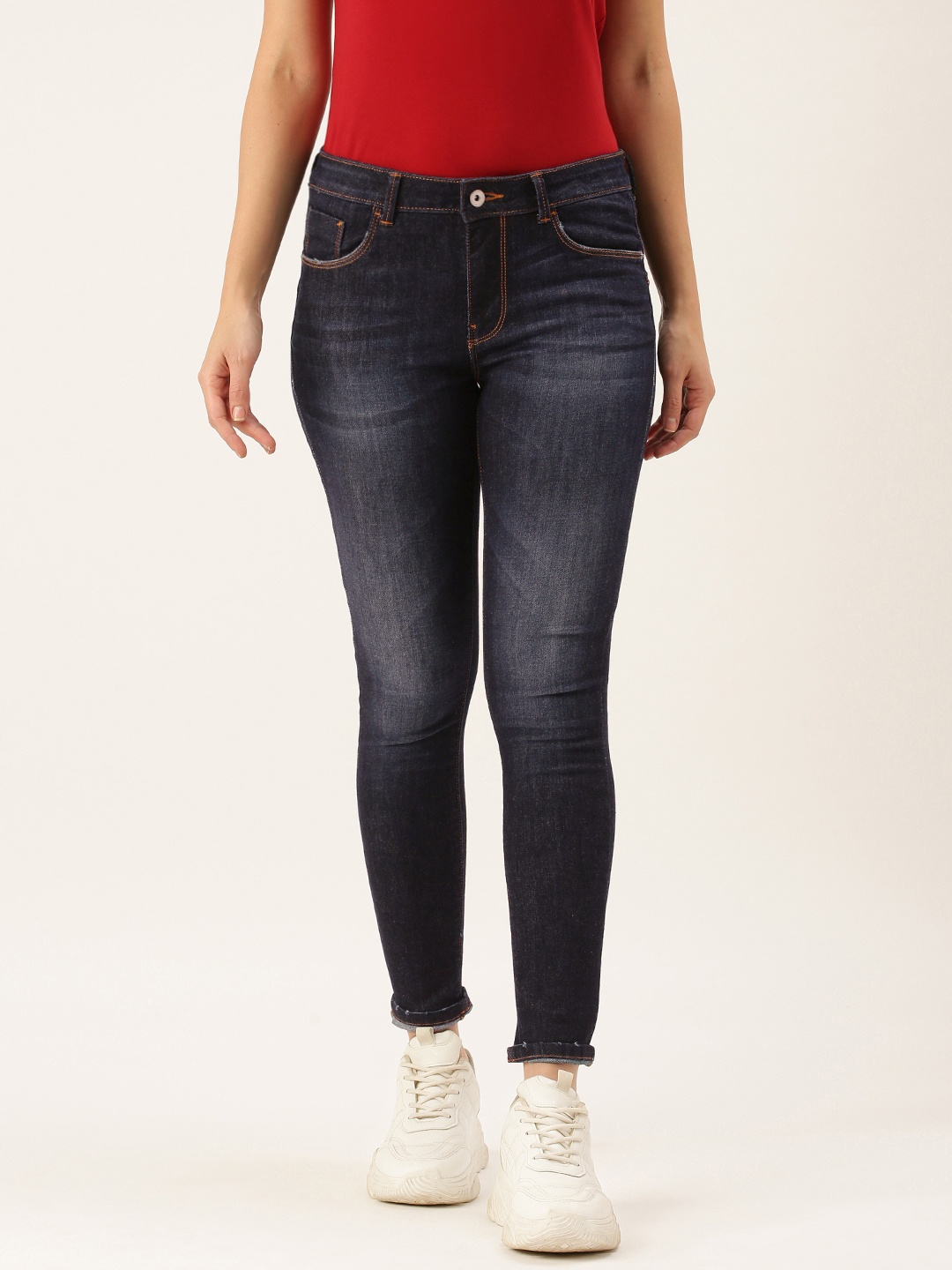 

Flying Machine Women Blue Super Skinny Fit Light Fade Stretchable Jeans