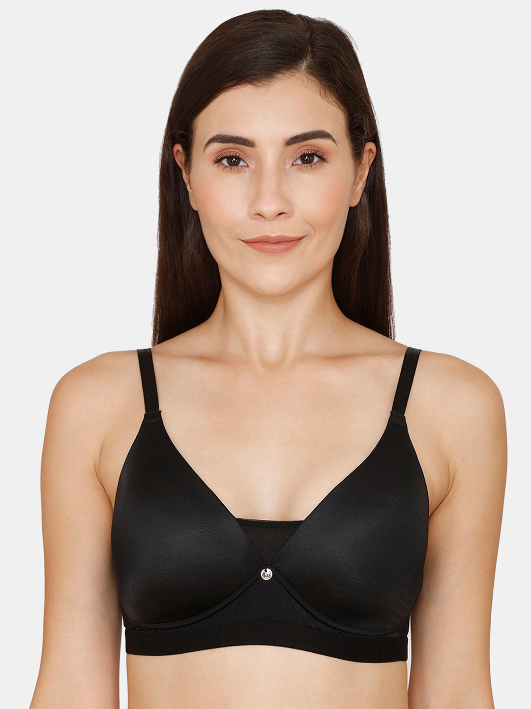 

Zivame Black Lightly Padded T-Shirt Bra