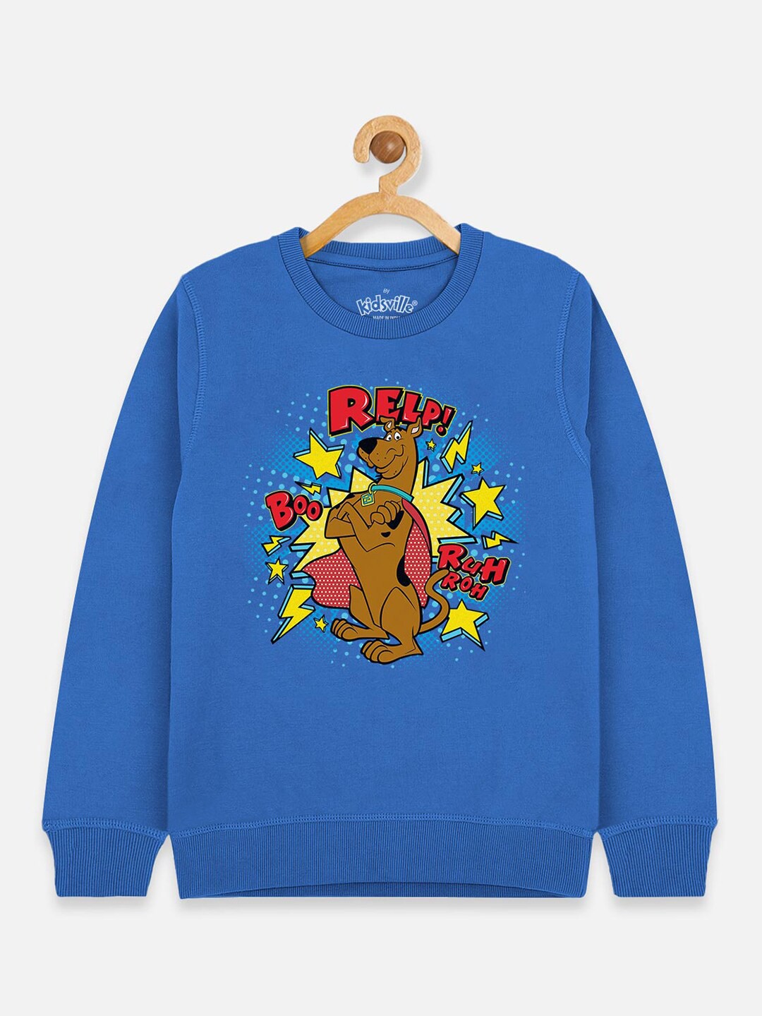 

Kids Ville Boys Blue Scooby Doo Printed Sweatshirt