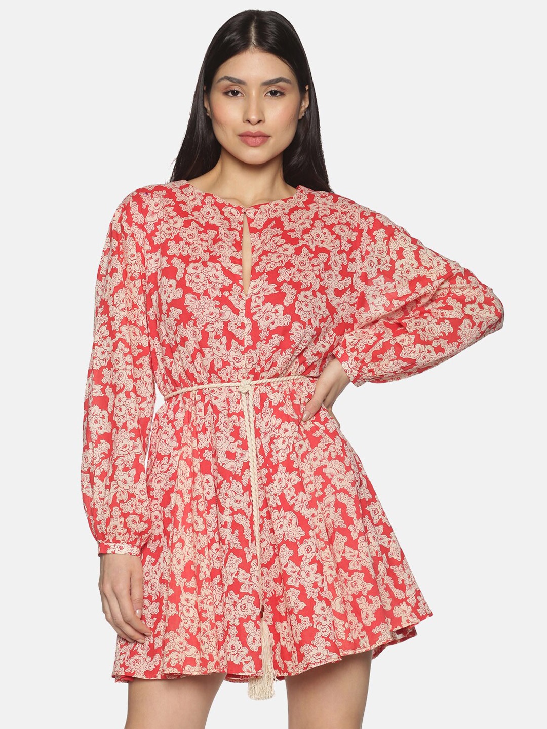 

ISU Red Floral Dress