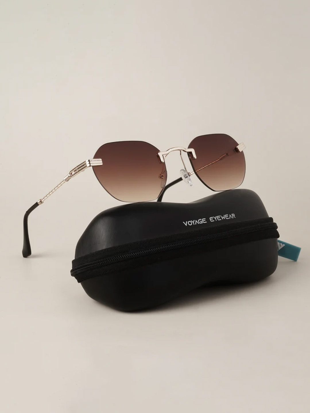 

Voyage Unisex Green & Gold-Toned UV Protected Sunglasses 2097MG3607