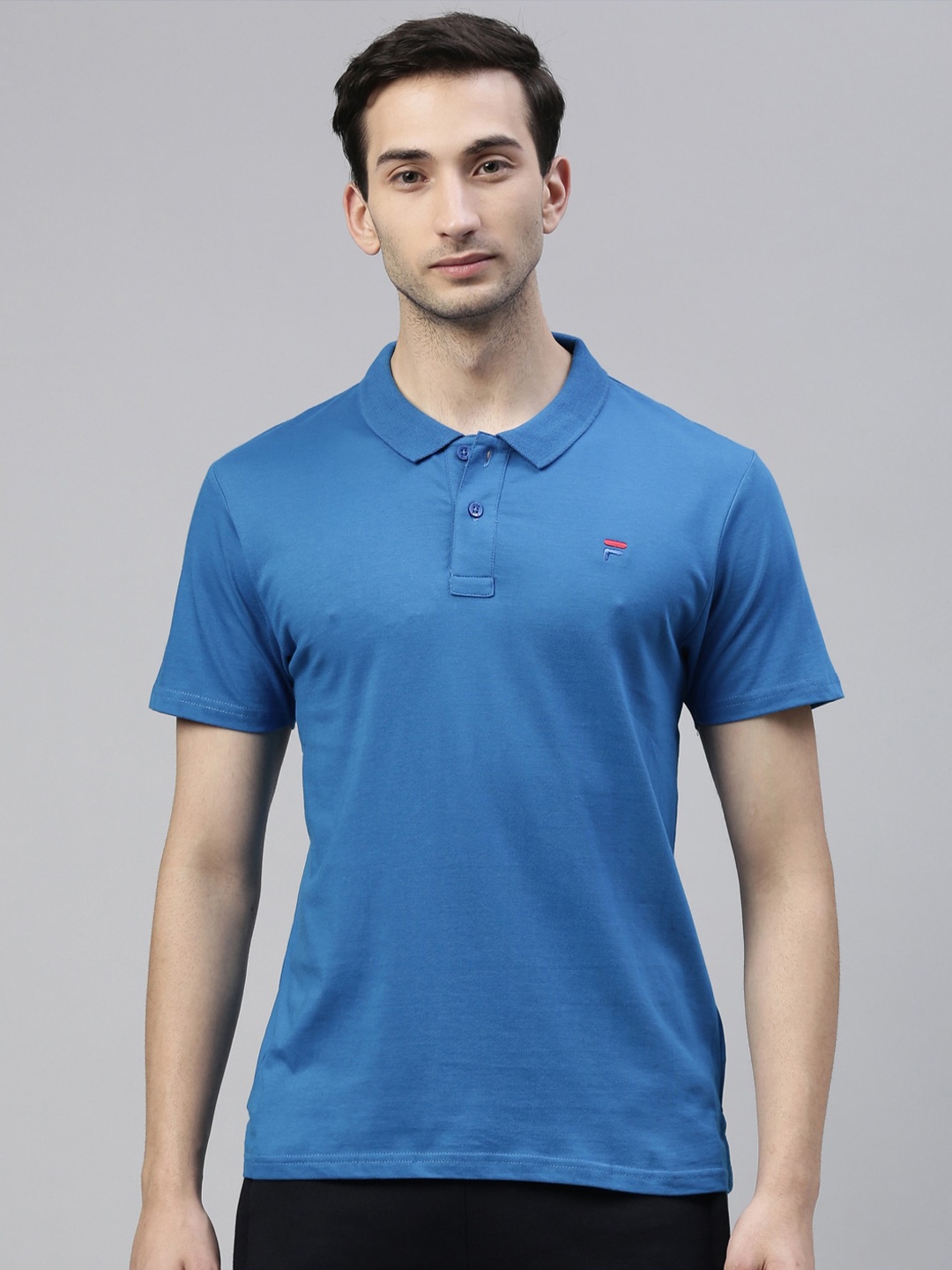 

FILA Men Tern Polo Collar T-shirt, Blue