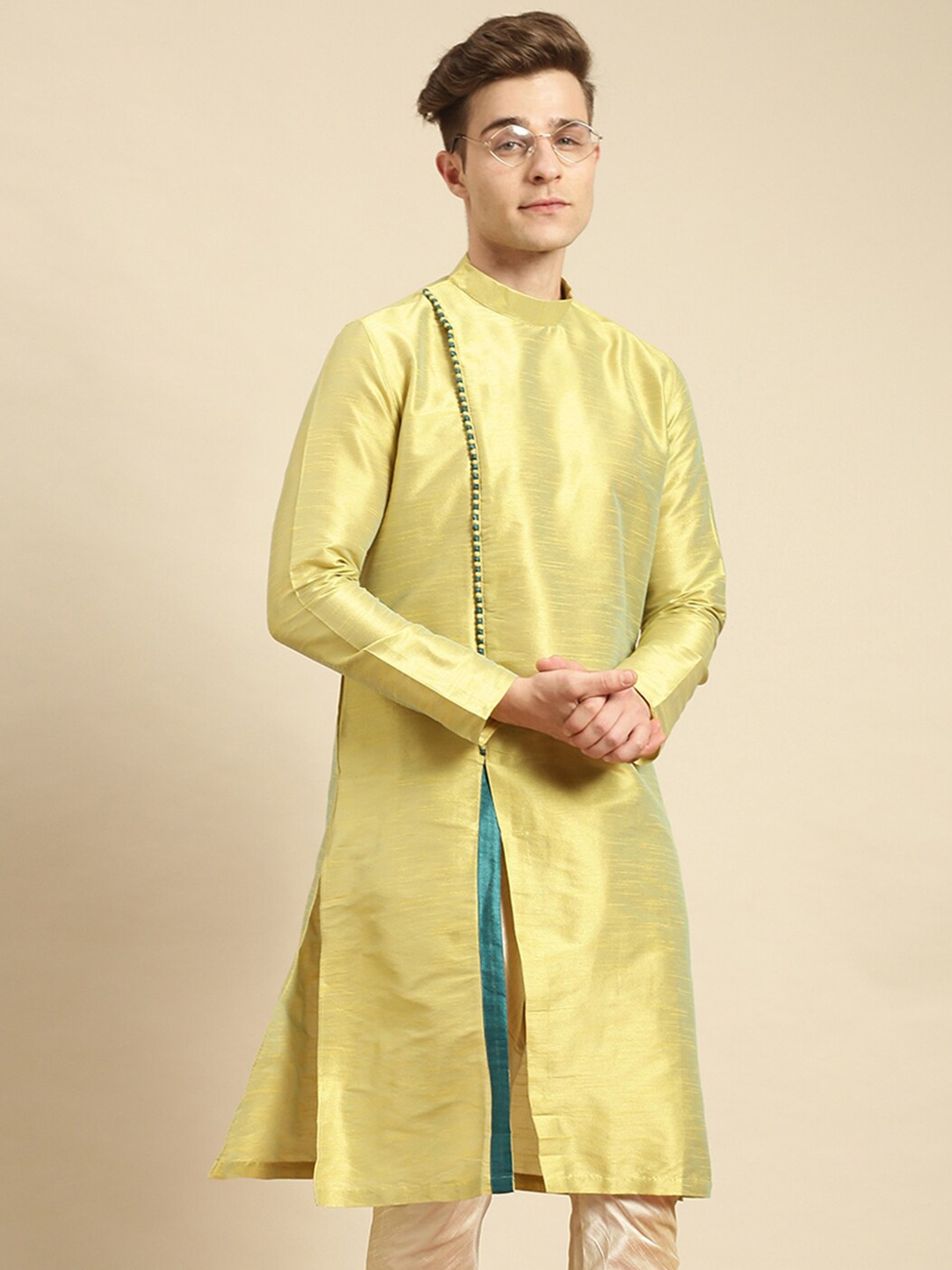 

Sanwara Men Green Kurta