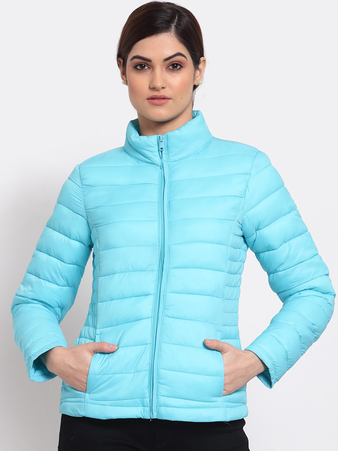 

Mode by Red Tape Women Blue Puffer Jacket