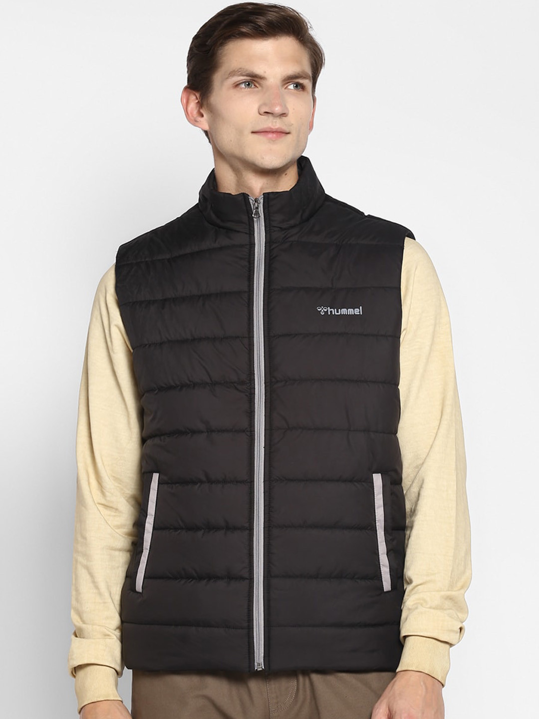 

hummel Men Black Padded Jacket