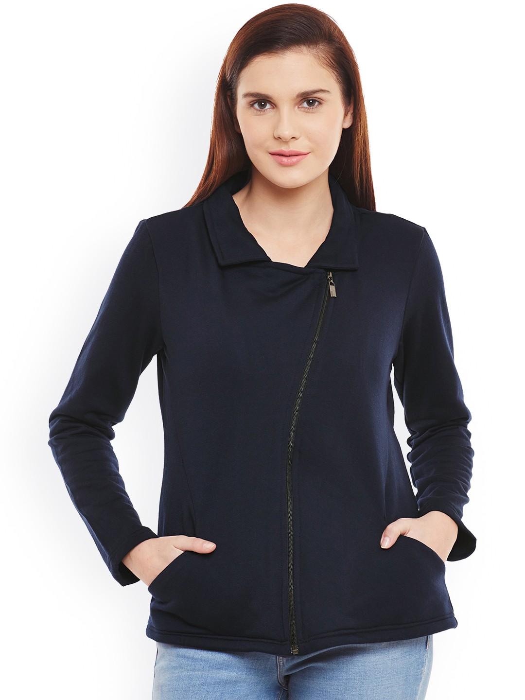 

Belle Fille Navy Standard Fit Tailored Jacket, Navy blue