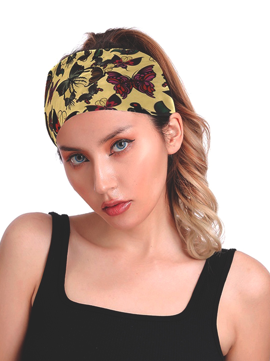 

Yellow Chimes Women Beige & Pink Hairband