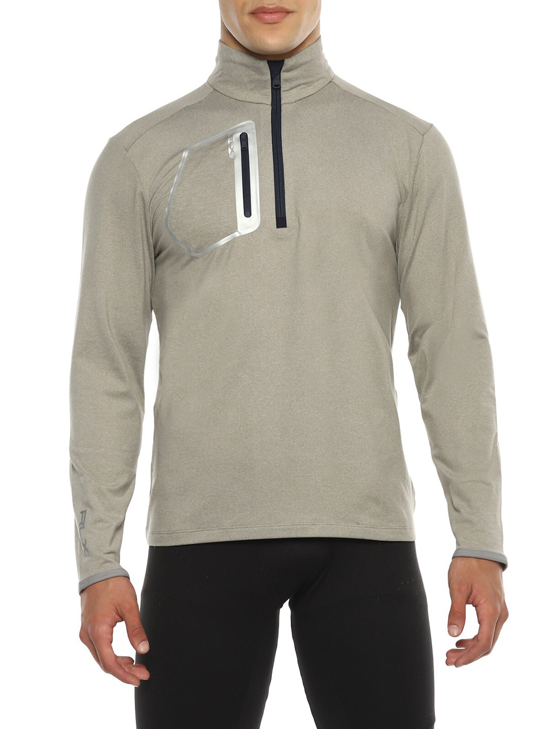 

Polo Ralph Lauren Men Grey High Neck T-shirt