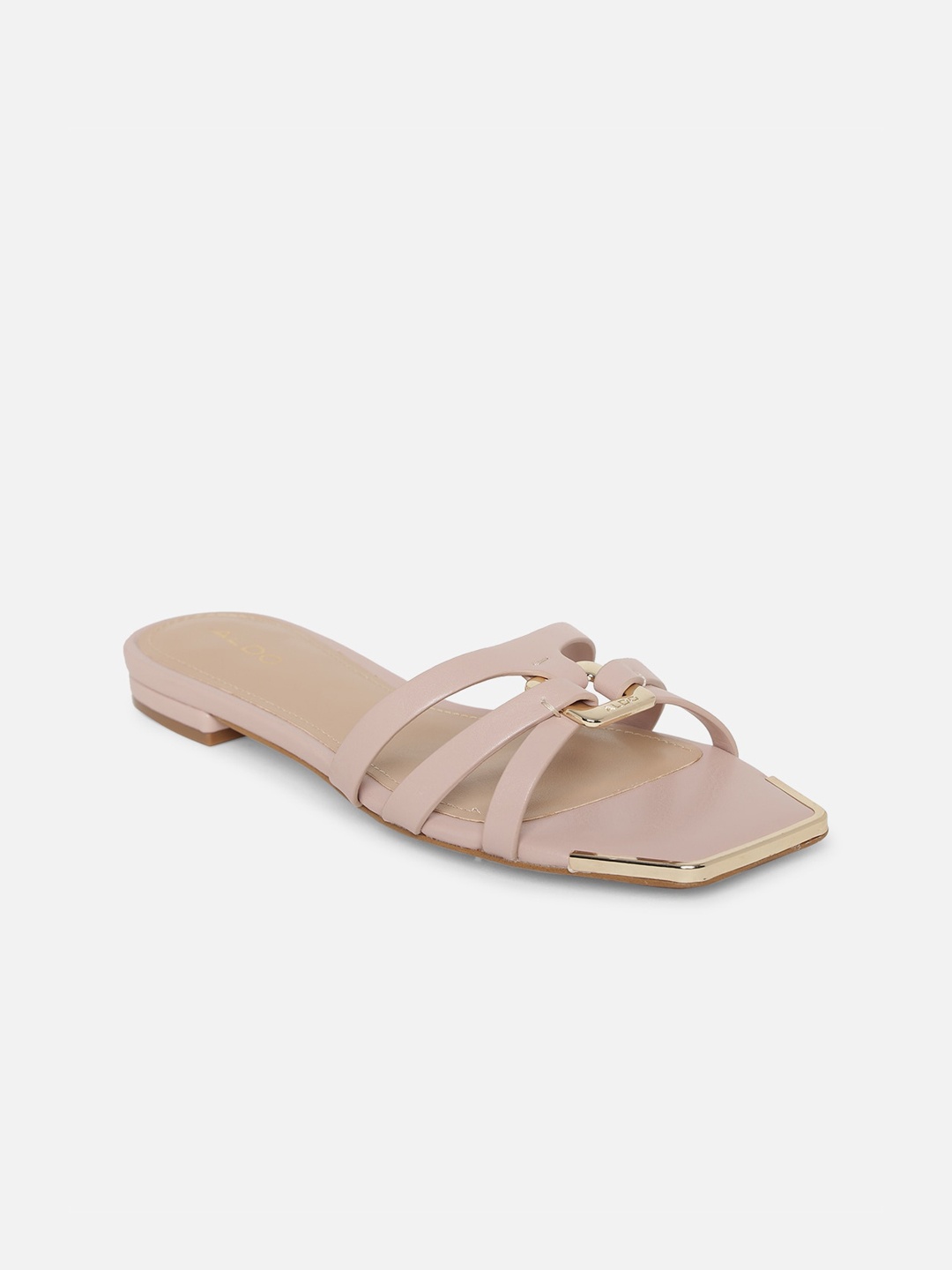 

ALDO Women Pink Open Toe Flats