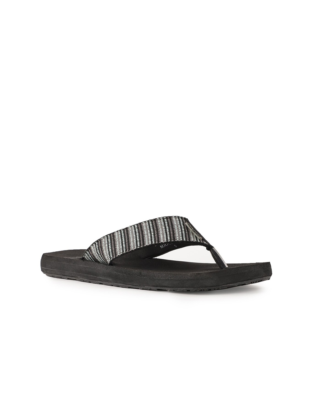 

Bata Men Black Printed Thong Flip-Flops