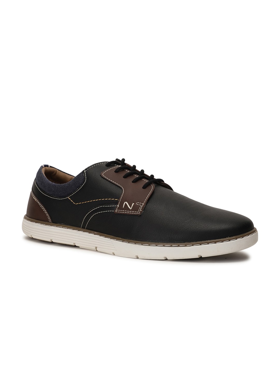 

Bata Men Black Colourblocked Derbys