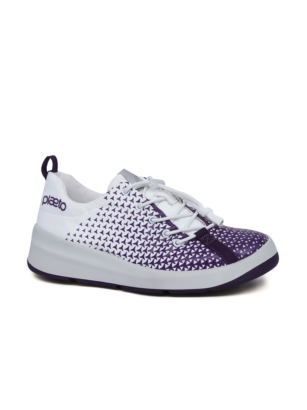 

plaeto Kids Starblast Multiplay Sports Shoes, White