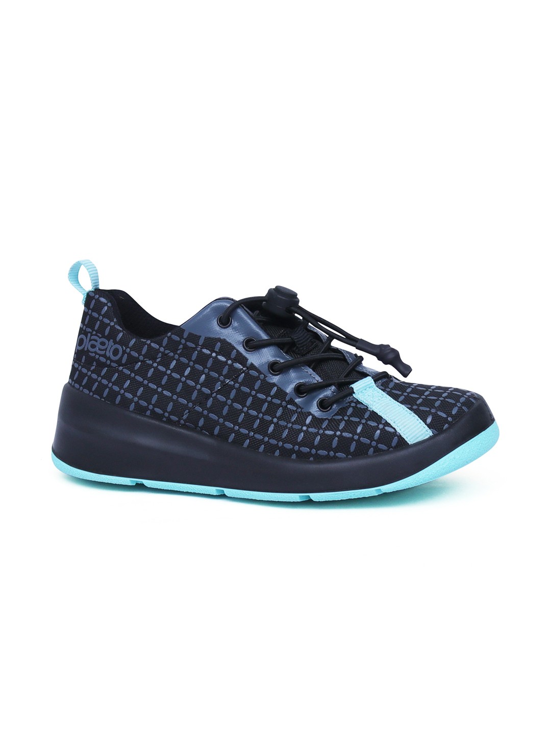 

plaeto Kids Riff Non-Marking Multiplay Sports Shoes, Black