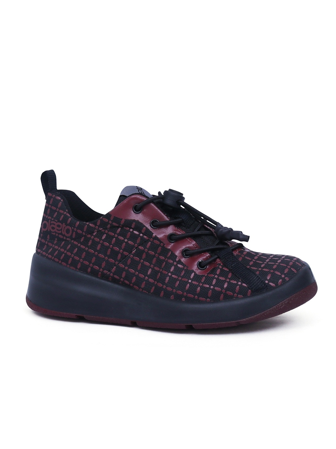 

plaeto Kids Riff Non-Marking Multiplay Sports Shoes, Black