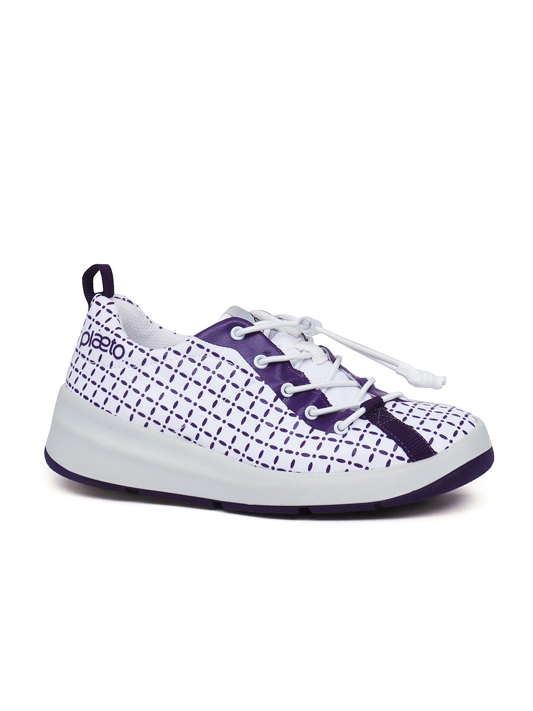 

plaeto Kids Riff Non-Marking Multiplay Sports Shoes, White