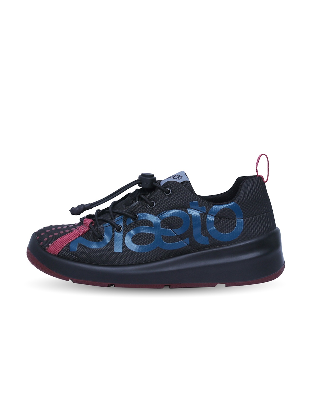 

plaeto Kids Slam Non-Marking Multiplay Sports Shoes, Black