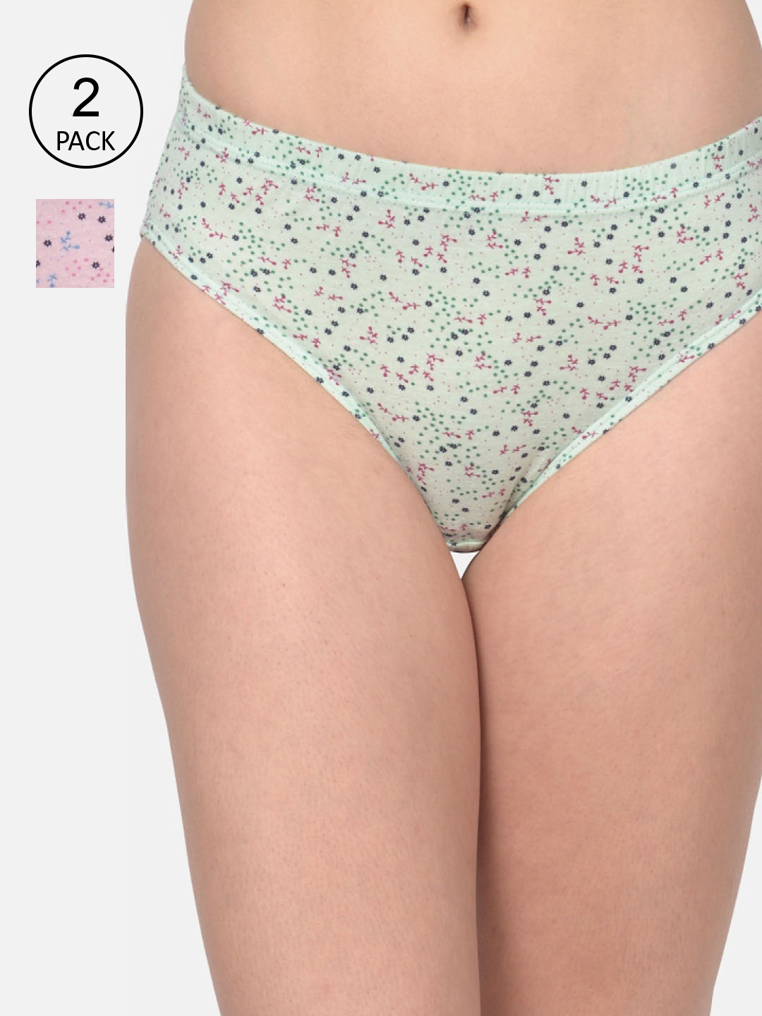 

mod & shy Women Pack Of 2 Assorted Basic Briefs
