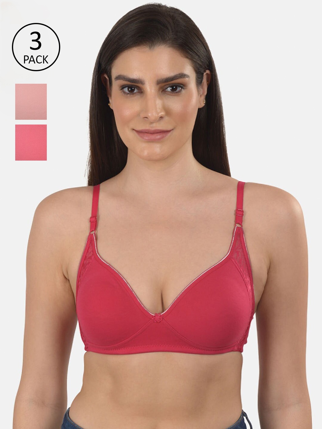 mod & shy Pack Of 3 Assorted Bra