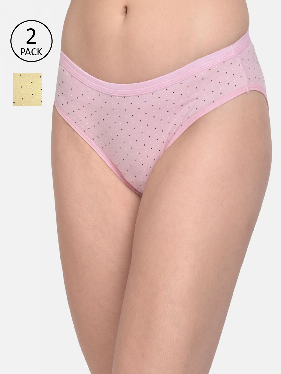 

mod & shy Women Pack Of 2 Assorted Basic Briefs