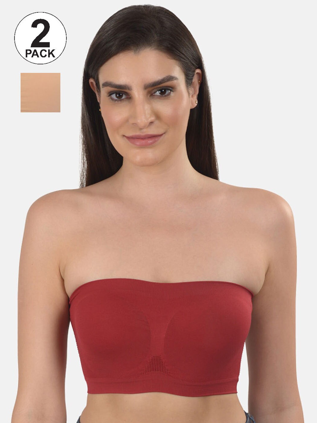 mod & shy Pack Of 2 Assorted Bandeau Bra