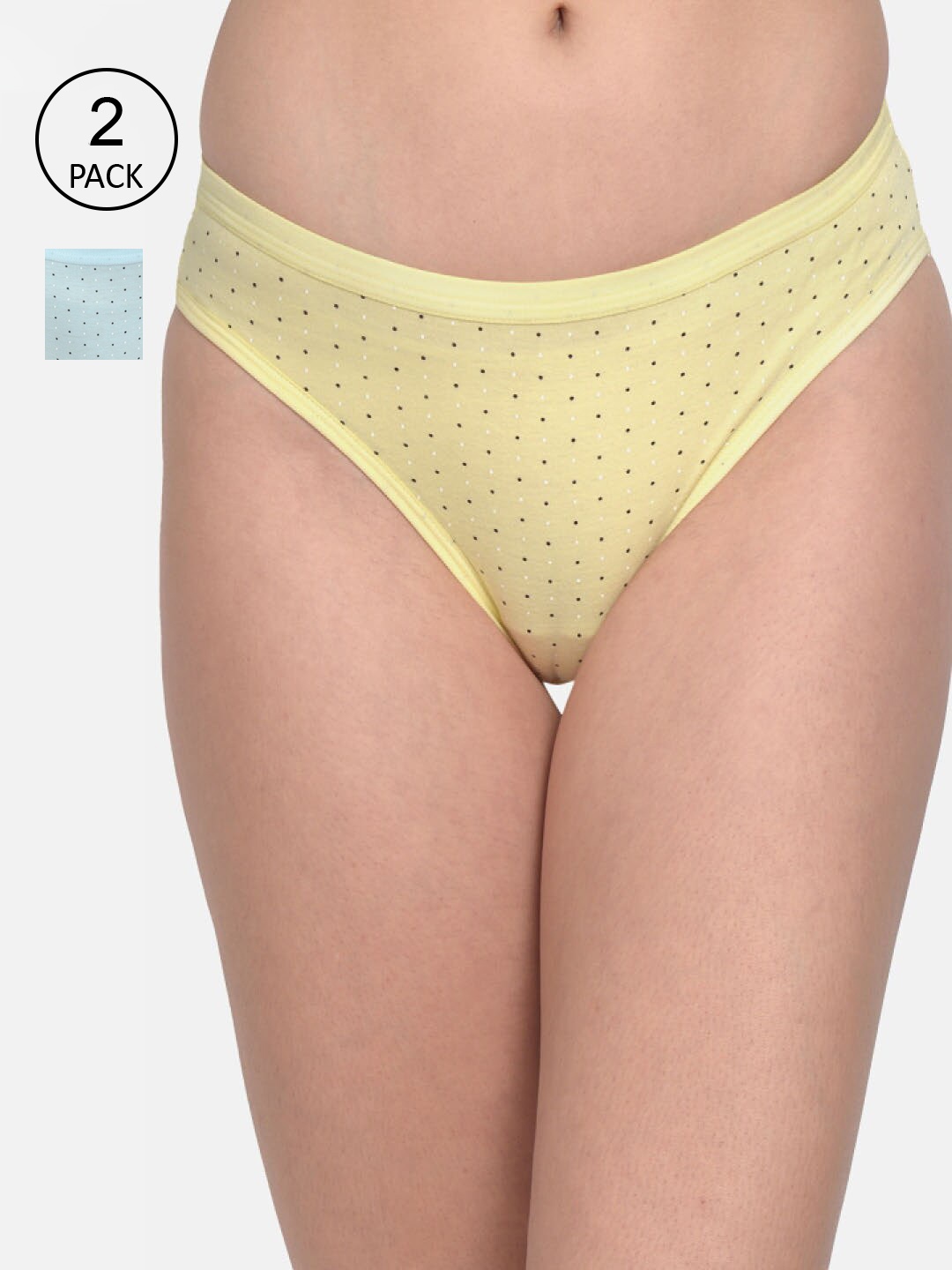 

mod & shy Women Pack Of 2 Assorted Basic Briefs MU173174