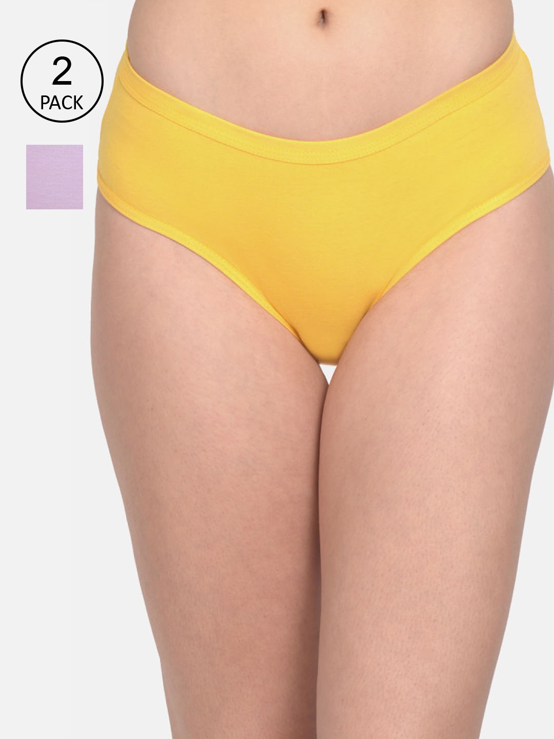 

mod & shy Women Pack Of 2 Assorted Basic Briefs