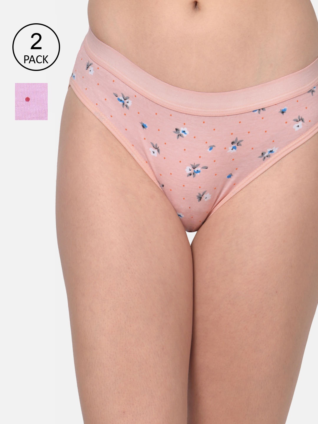 

mod & shy Women Pack Of 2 Assorted Basic Briefs