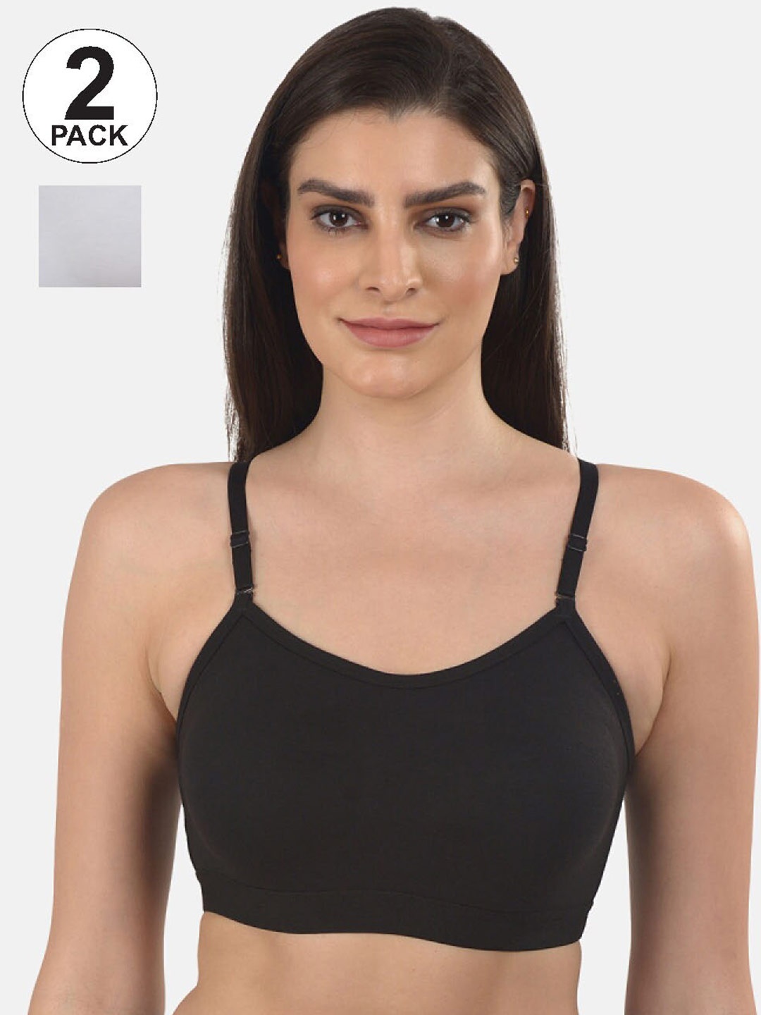 

mod & shy Pack of 2 Assorted Non Padded Begginers Bra