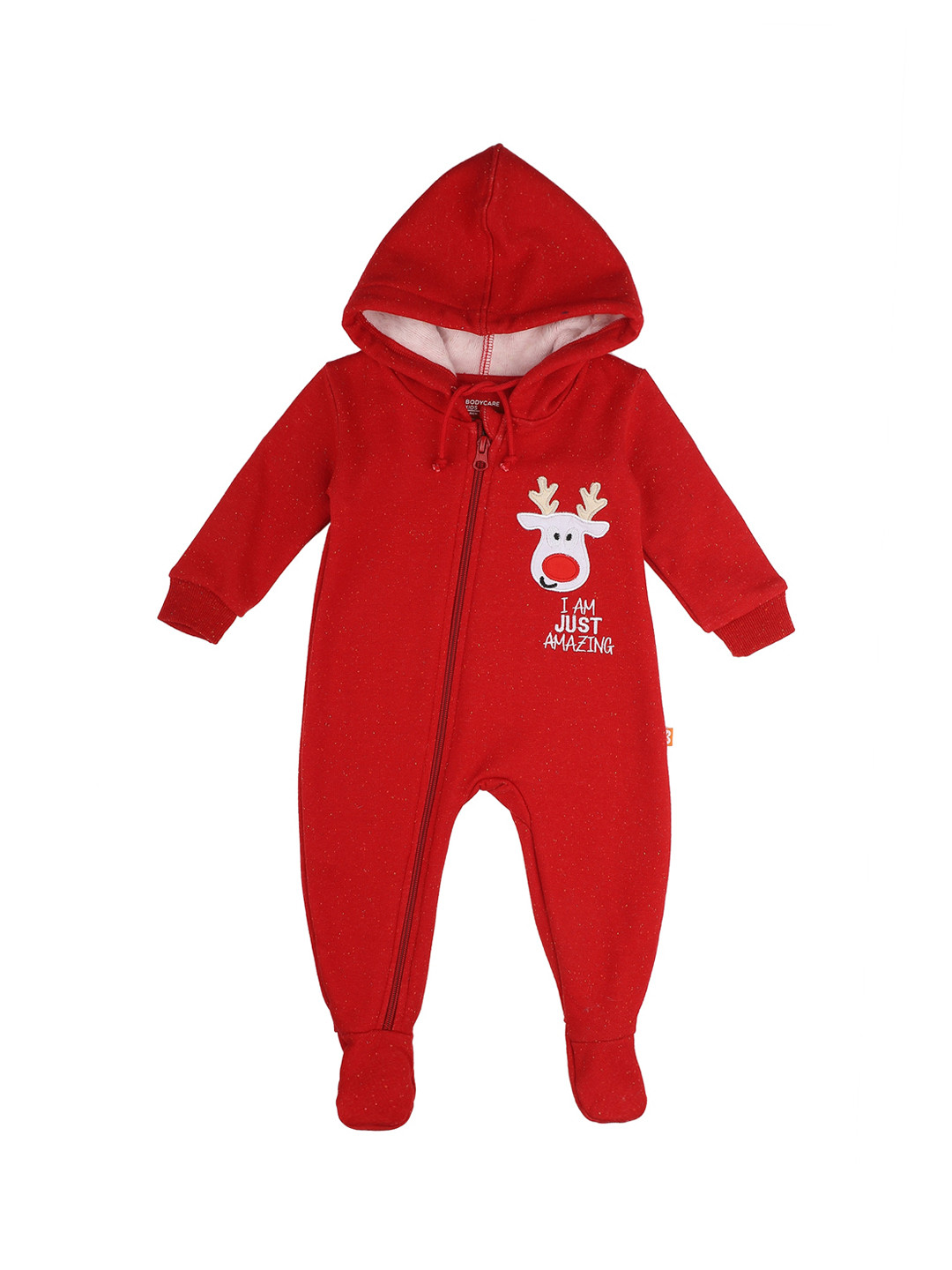 

Bodycare Kids Infant Boys Red Cotton Romper