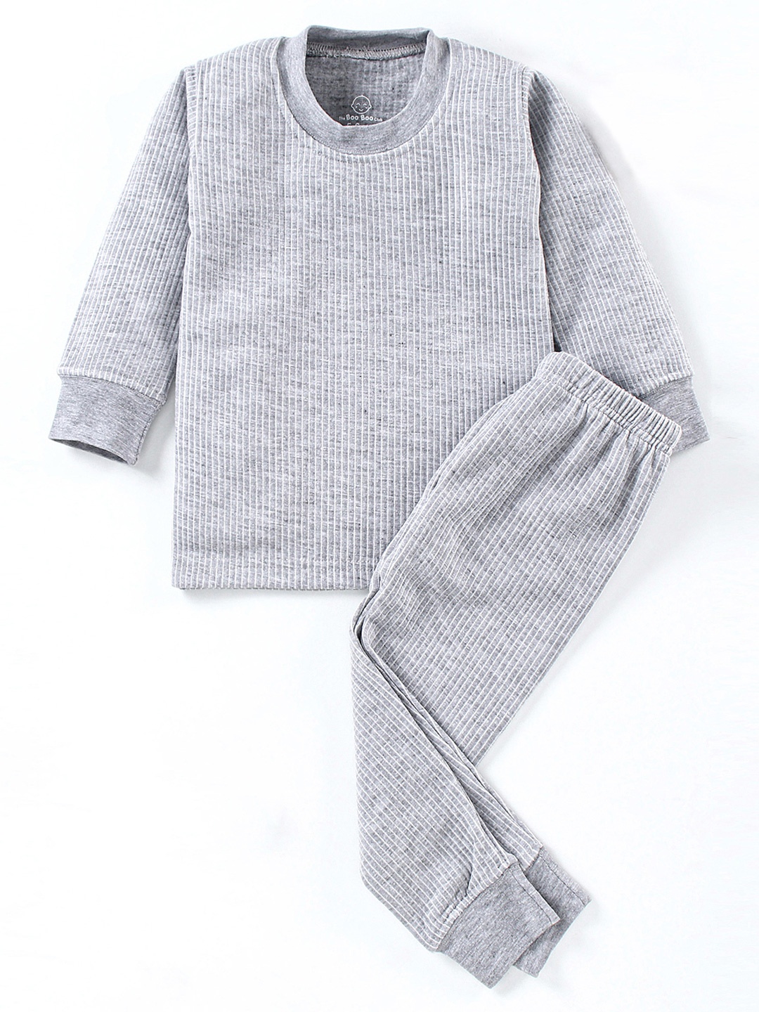 

The Boo Boo Club Kids Grey Solid Cotton Thermal Set