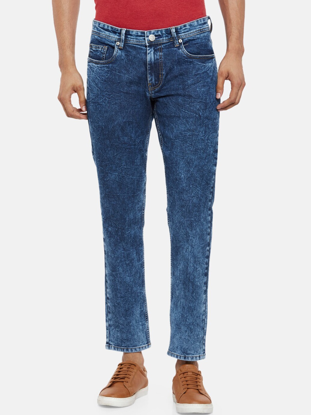 

People Men Blue Slim Fit Jeans