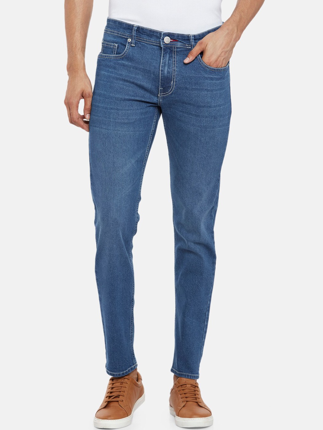 

People Men Blue Slim Fit Jeans