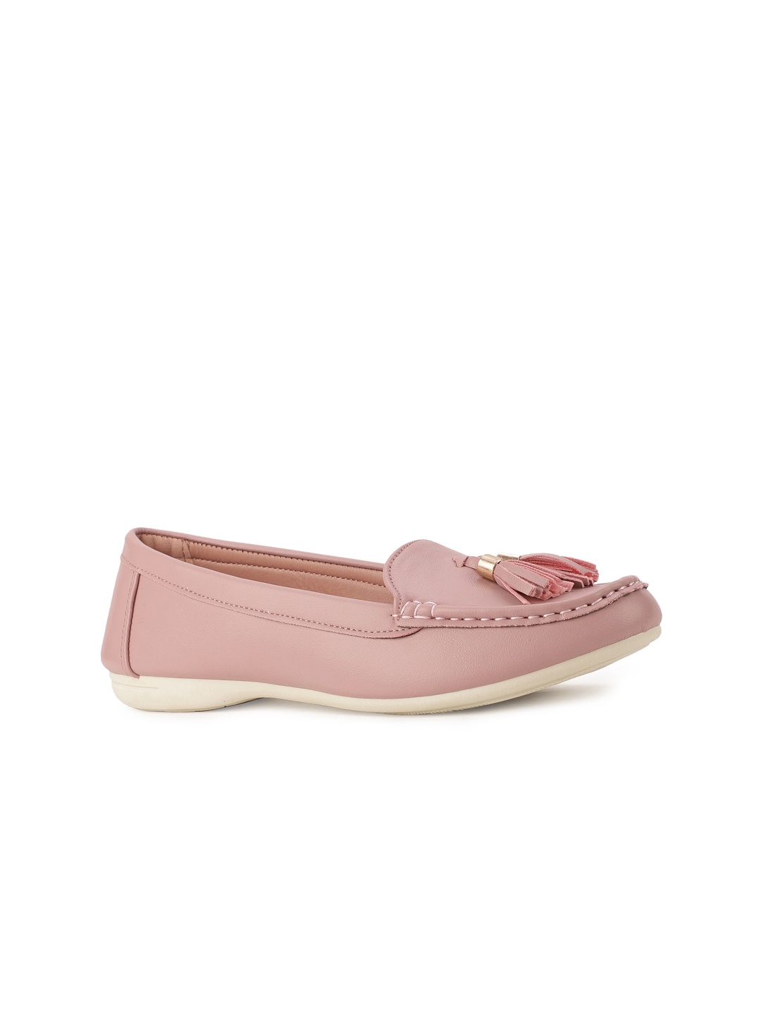 

Bata Women Pink Ballerinas with Tassels Flats