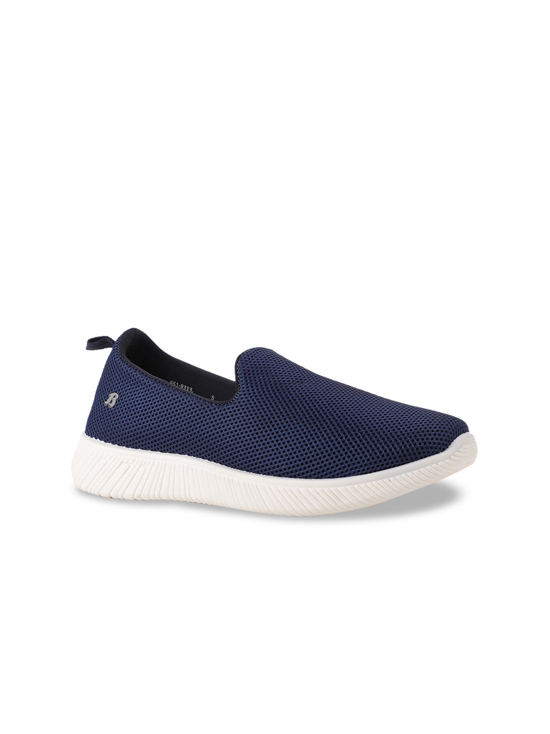 

Bata Women Blue Woven Design Slip-On Sneakers
