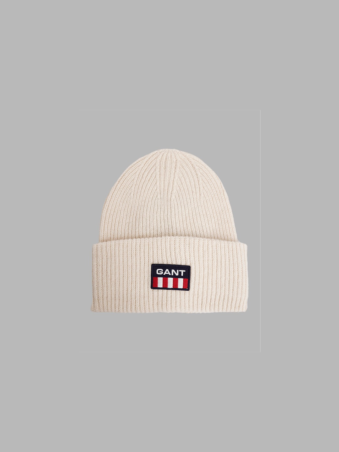 

GANT Men Cream-Coloured Knitted Beanie
